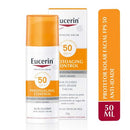 Protetor Solar Facial Eucerin - Sun Fluido Anti-Idade Creme Facial FPS50 50ml