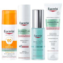 Eucerin Kit - Gel de Limpeza + Gel Hidratante + Sérum + Protetor Solar Facial para a Pele Oleosa à Acneica Kit